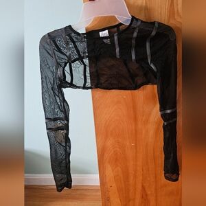 iHeartRaves Ultra Crop Top Mesh With Reflective Strips